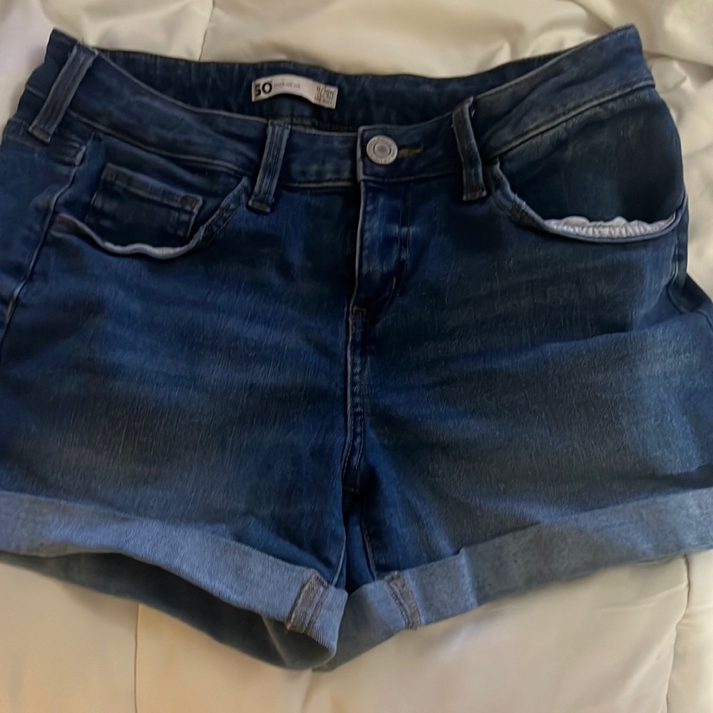 Size 11 womens denim shorts . in great condition .